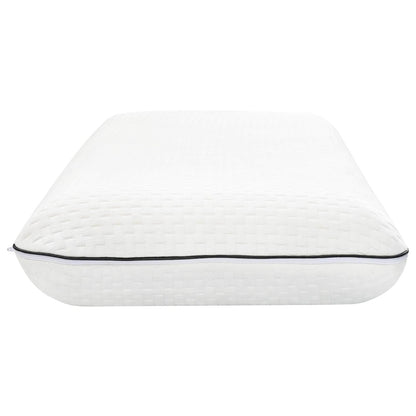 Cuscino da Letto Tinta unita Bianco 80 x 35 x 10 cm Schiuma Gel | homemem39