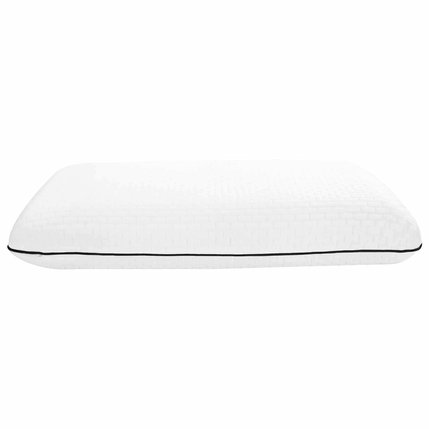 Cuscino da Letto Tinta unita Bianco 60 x 40 x 10 cm Schiuma Gel