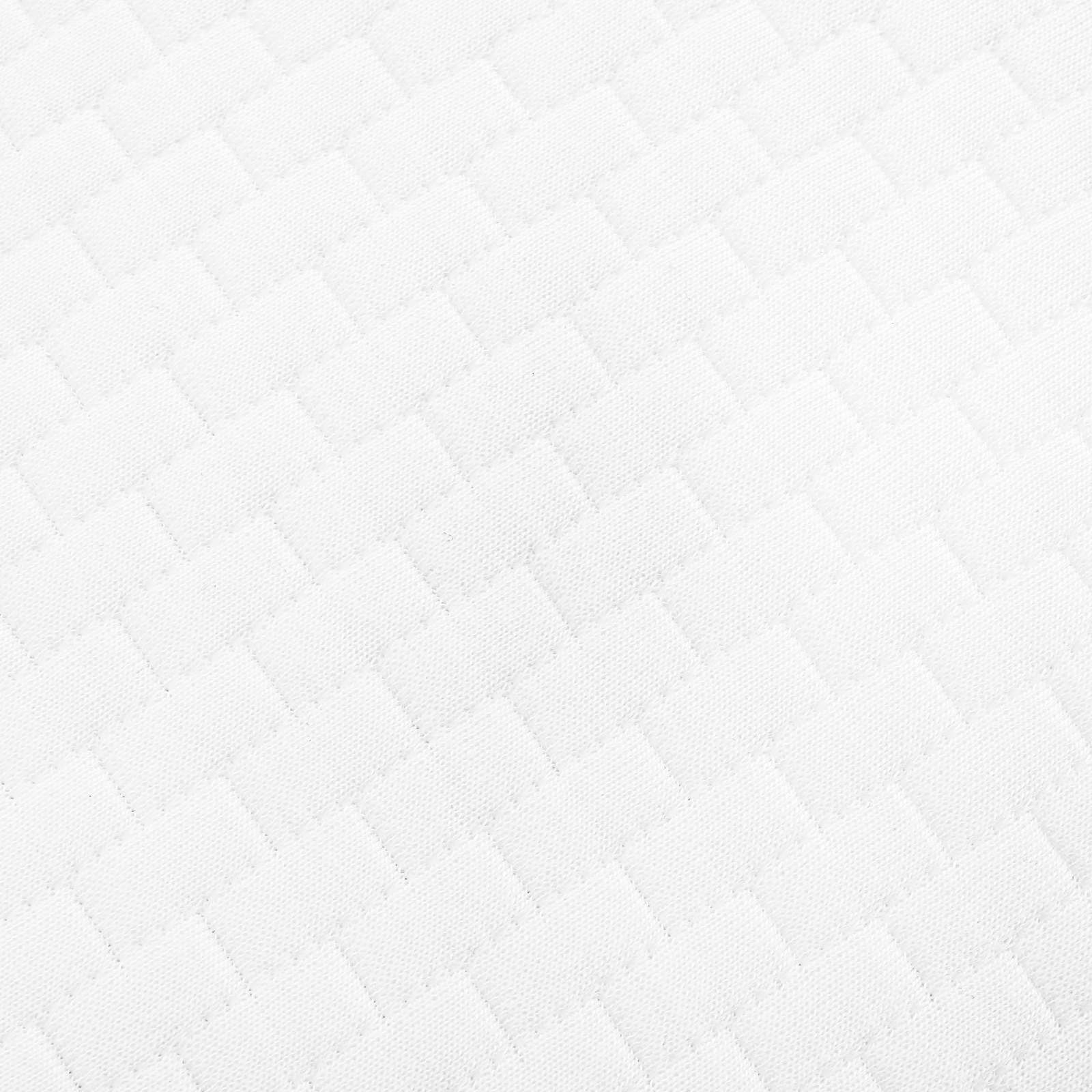 Cuscino da Letto Tinta unita Bianco 60 x 40 x 10 cm Schiuma Gel | homemem39