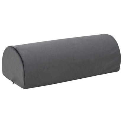Cuscino per poggiapiedi Grigio 42 x 18 x 13 cm Schiuma PU