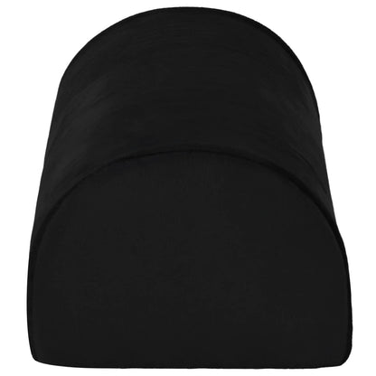 Cuscino per poggiapiedi Nero 42 x 18 x 13 cm Schiuma PU | homemem39