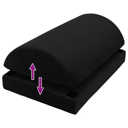 Tinta unita Nero 44 x 29 x 17 cm Schiuma PU | homemem39