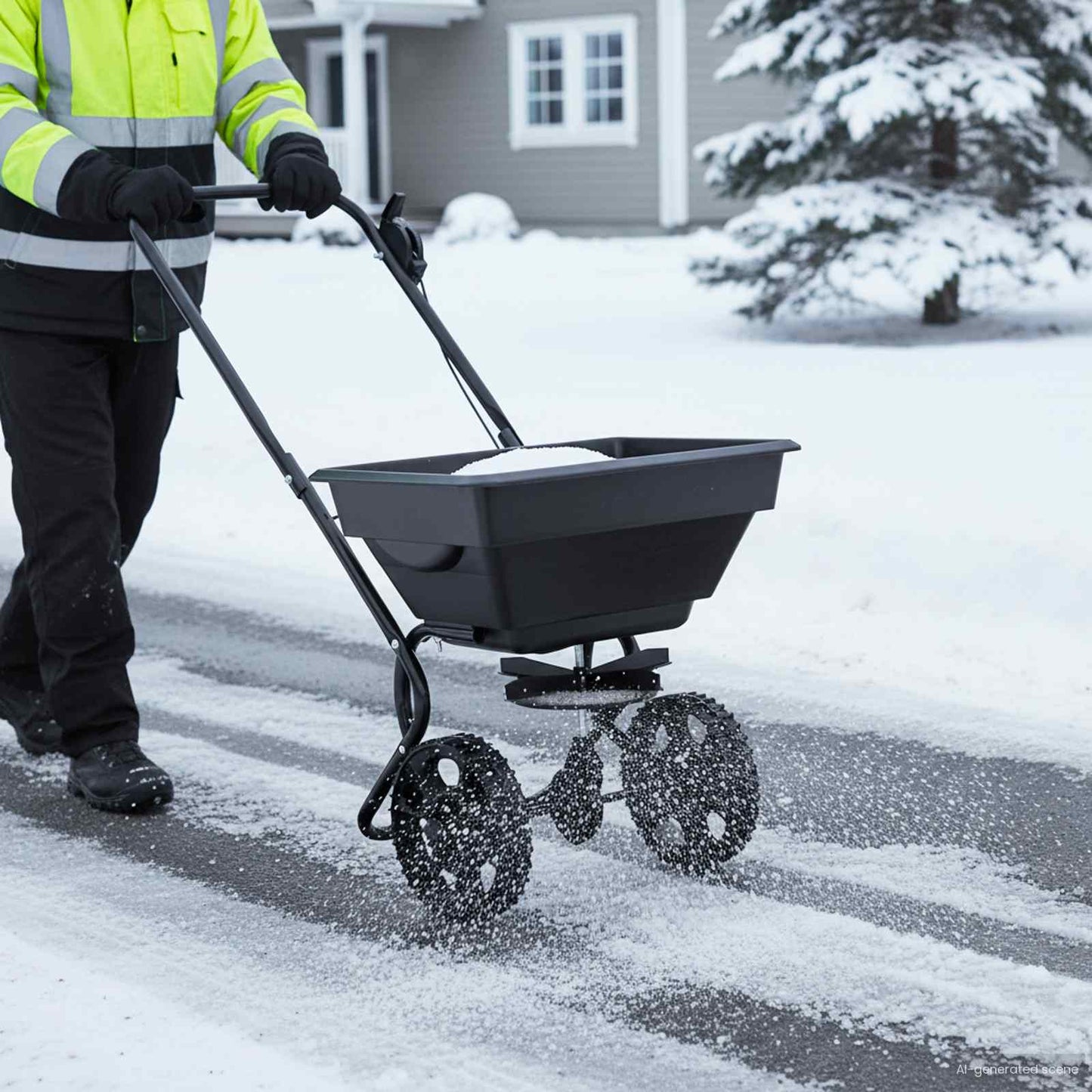 Spanditore Nero 47 x 82 x 75 cm PVC e Acciaio