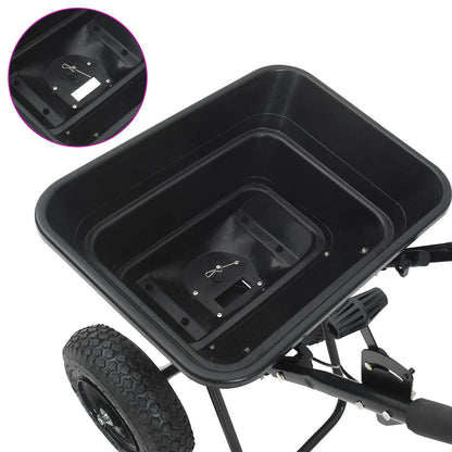 Spanditore Nero 53 x 81,5 x 78 cm PVC e Acciaio