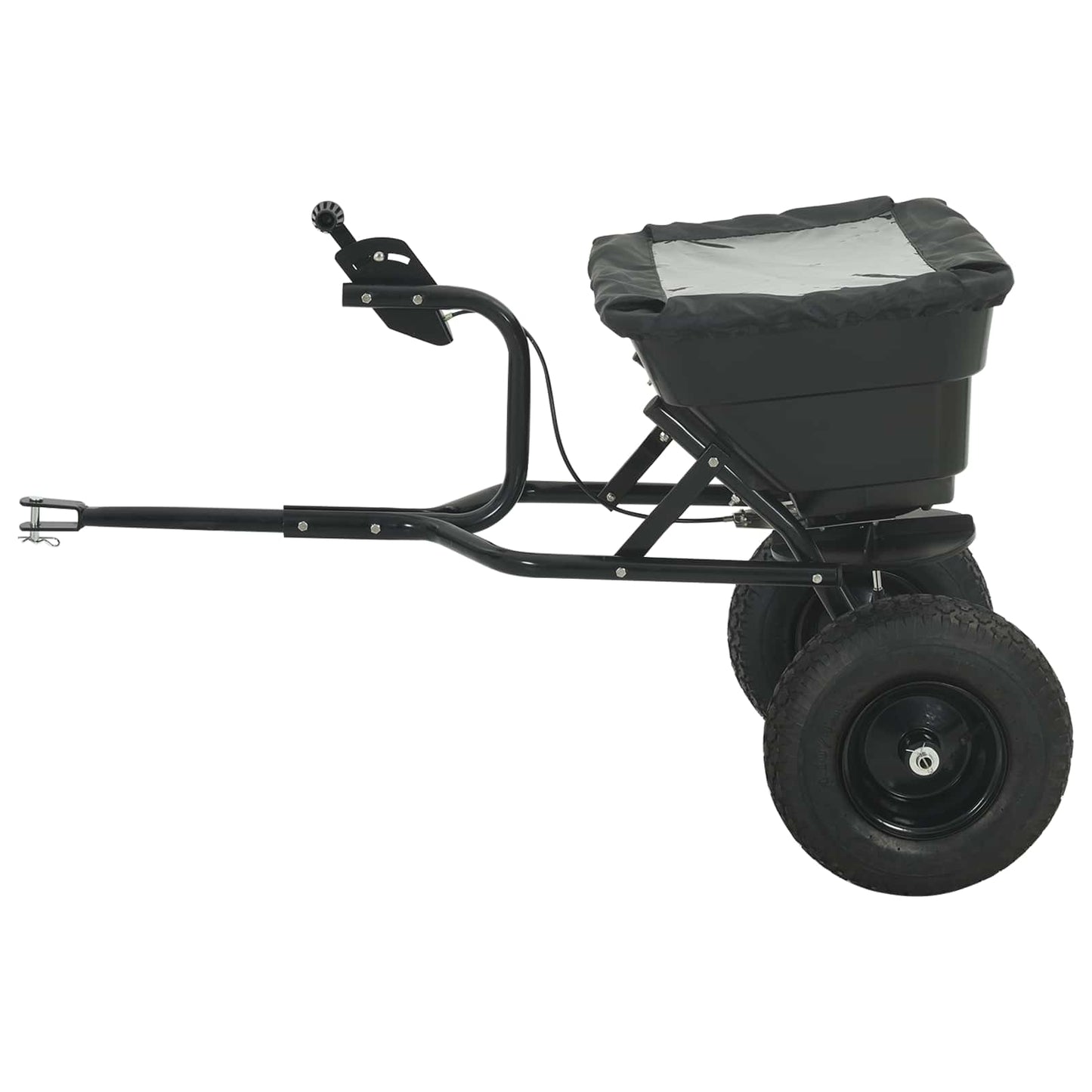 Spanditore Nero 53 x 108 x 74 cm PVC e Acciaio