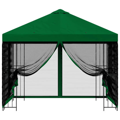 Gazebo da giardino con pareti laterali 3 x 3 m Verde | homemem39