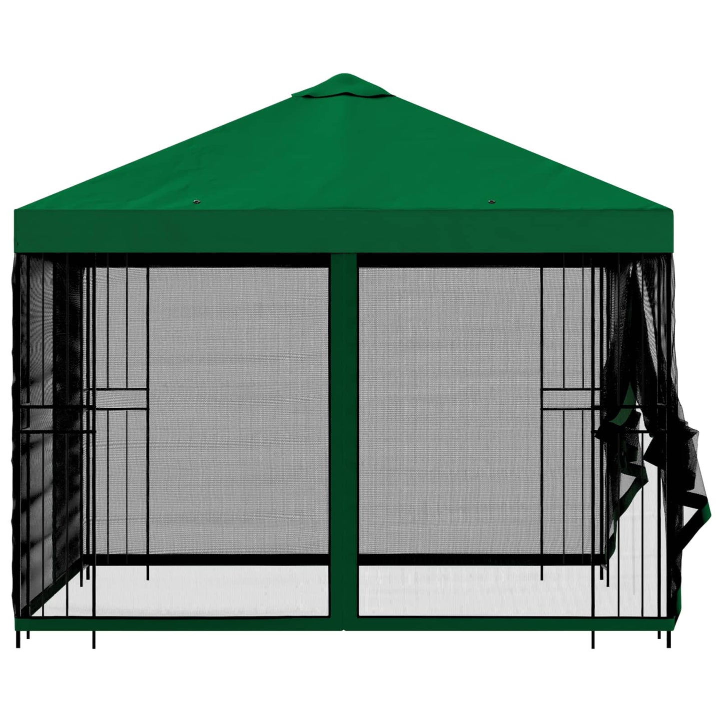 Gazebo da giardino con pareti laterali 3 x 3 m Verde | homemem39