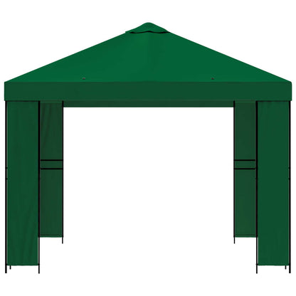 Gazebo 3 x 3 m Verde Poliestere e Acciaio 190 gsm | homemem39