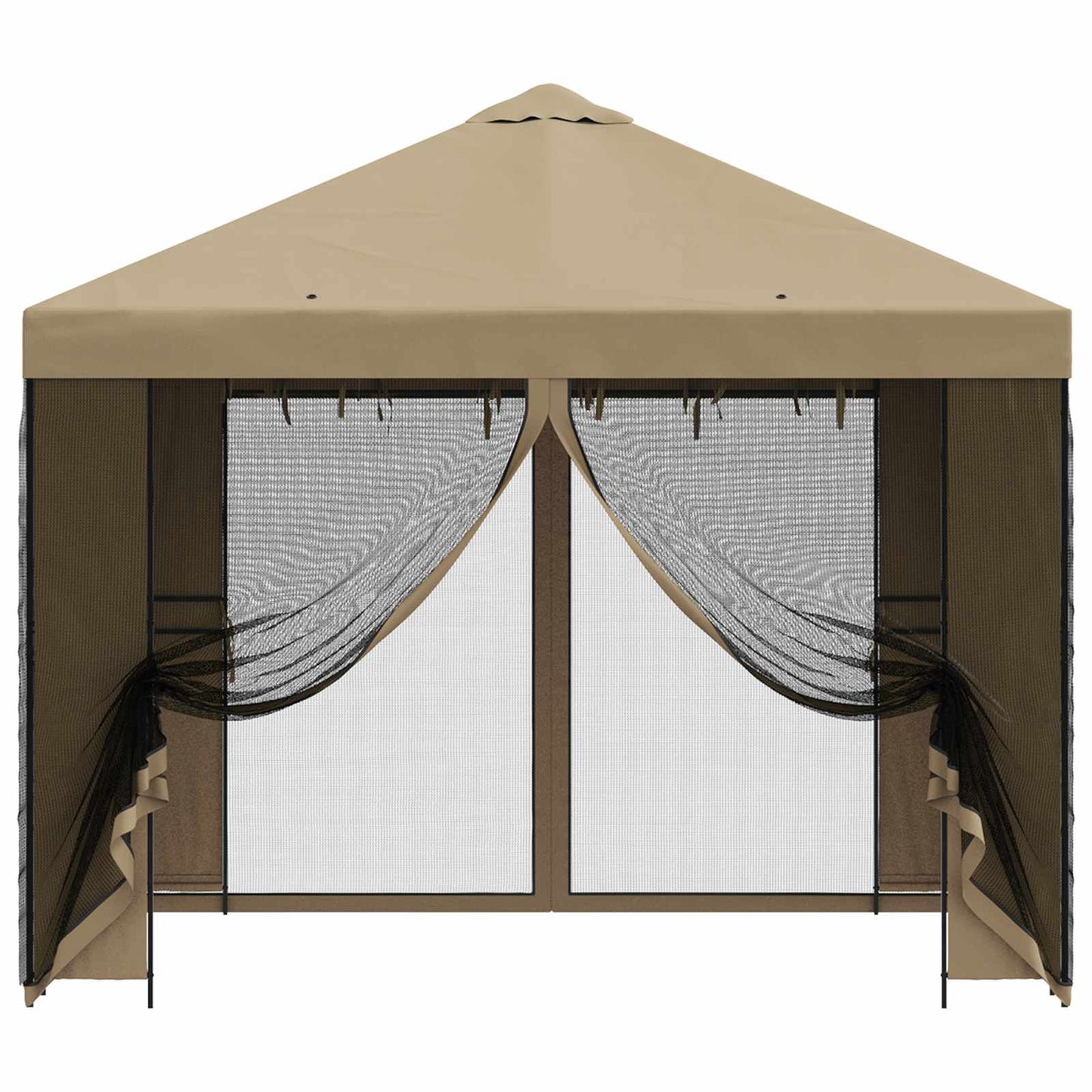 Gazebo da giardino con pareti laterali 3 x 3 m Beige | homemem39