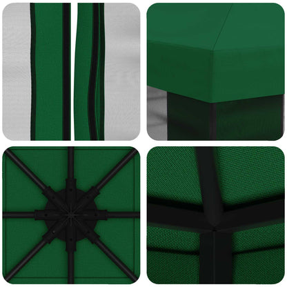 Gazebo da giardino con pareti laterali 3 x 3 m Verde | homemem39