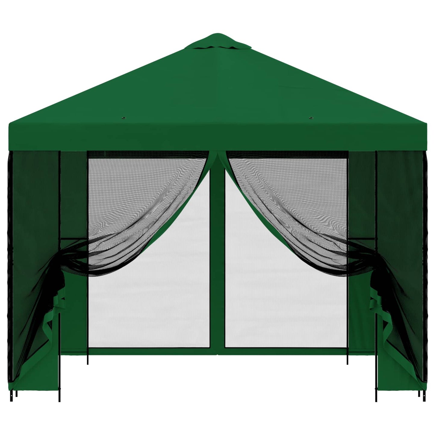 Gazebo da giardino con pareti laterali 3 x 3 m Verde | homemem39