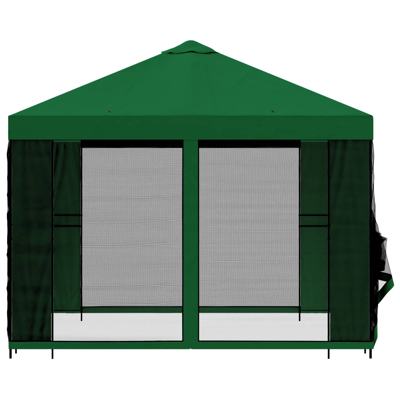 Gazebo da giardino con pareti laterali 3 x 3 m Verde | homemem39