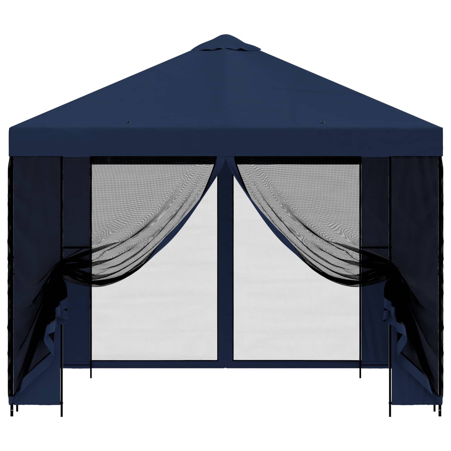 Gazebo da giardino con pareti laterali 3 x 3 m Blu | homemem39