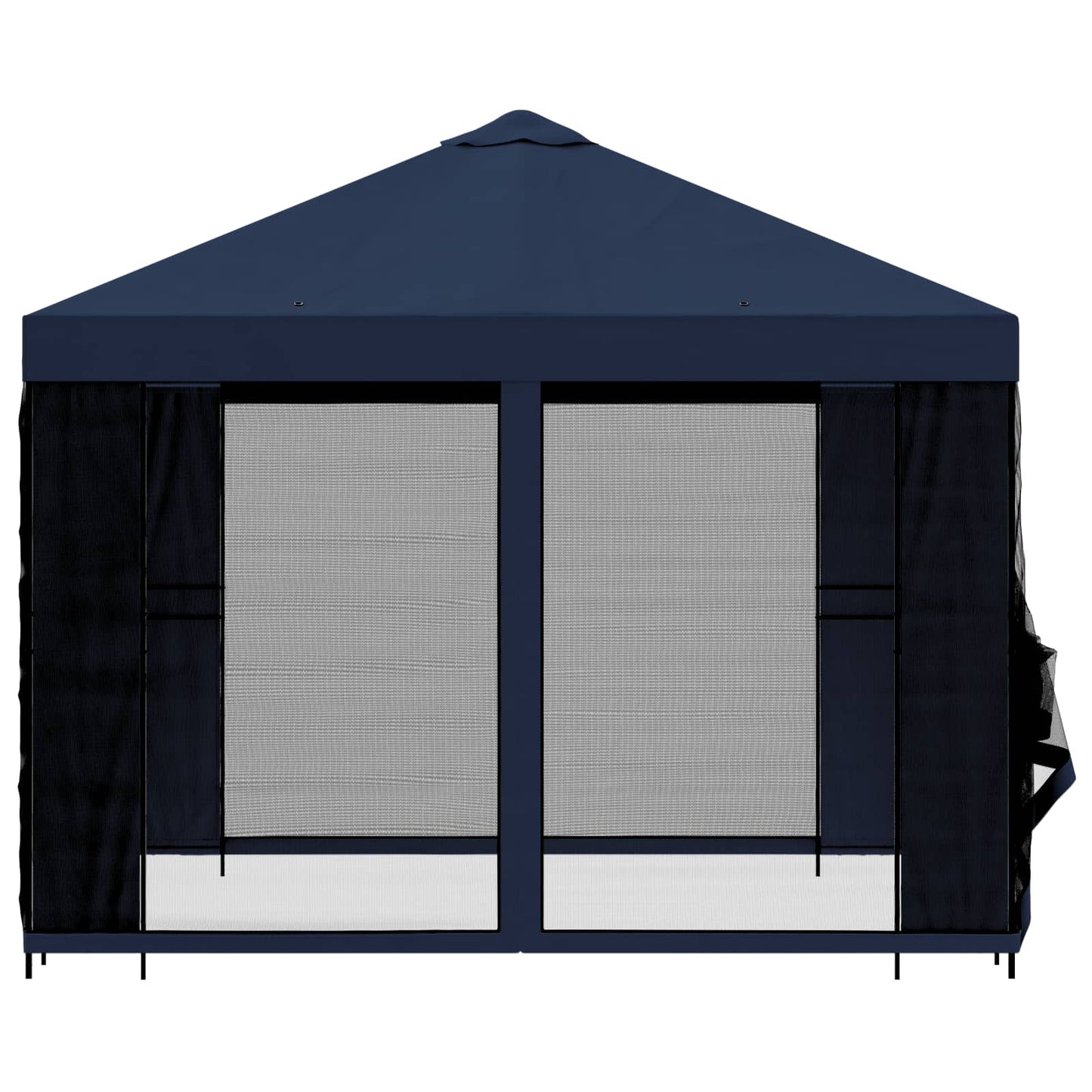 Gazebo da giardino con pareti laterali 3 x 3 m Blu | homemem39