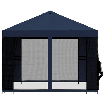 Gazebo da giardino con pareti laterali 3 x 3 m Blu | homemem39