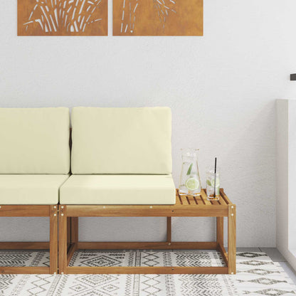 Divano da Esterno con cuscino Naturale 91 x 63 x 73 cm