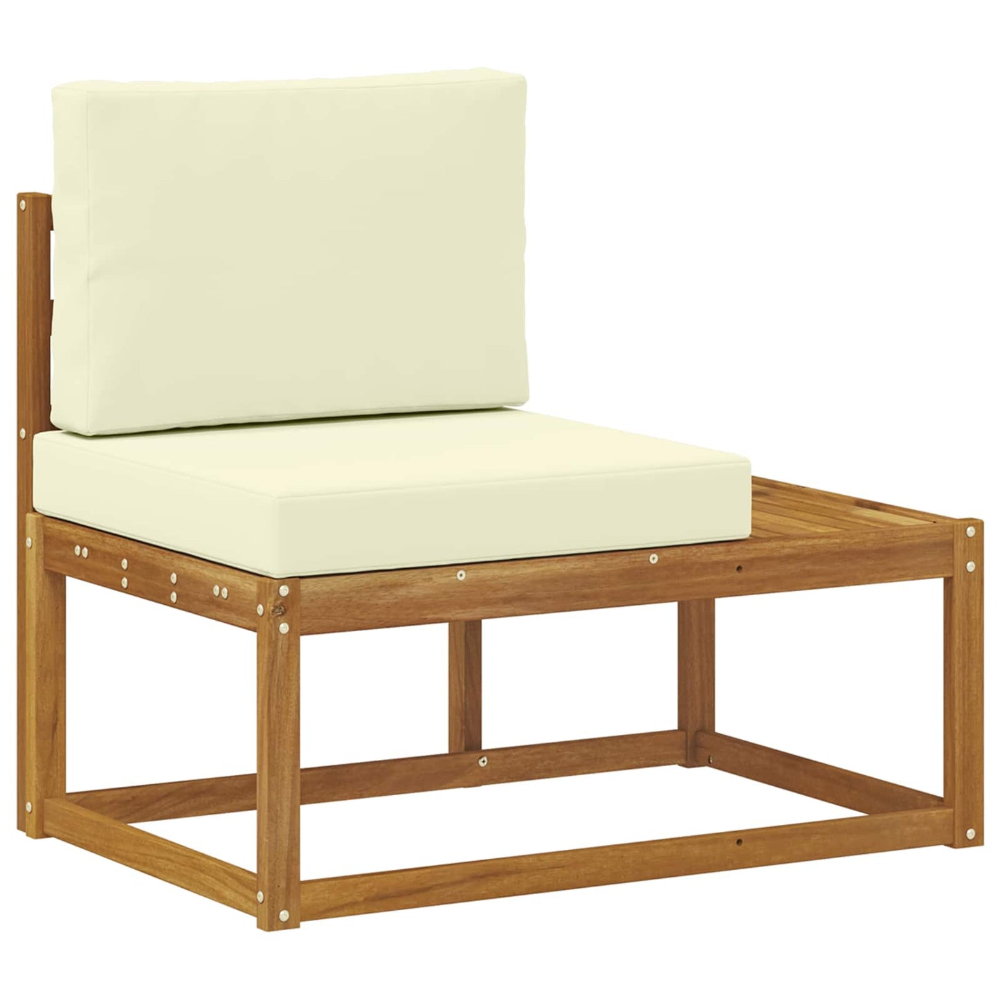 Divano da Esterno con cuscino Naturale 91 x 63 x 73 cm | homemem39