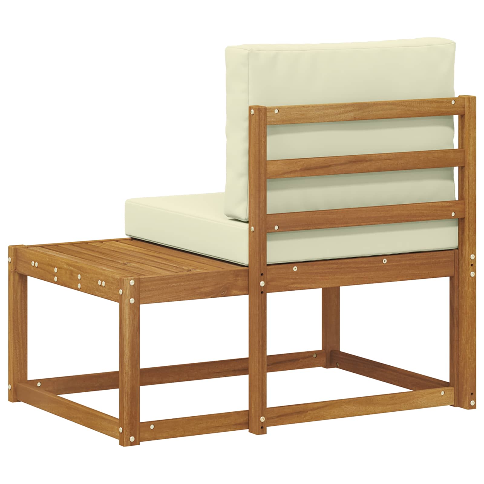 Divano da Esterno con cuscino Naturale 91 x 63 x 73 cm | homemem39