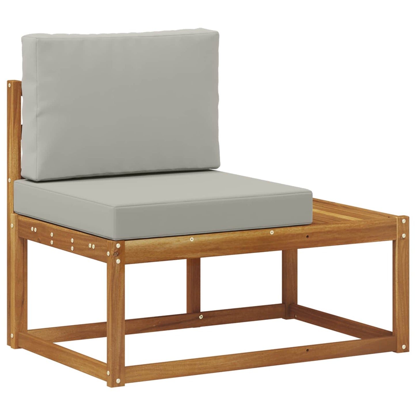 Divano da Esterno con cuscino Naturale 91 x 63 x 73 cm | homemem39
