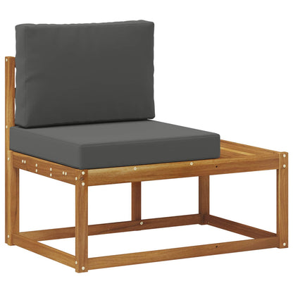 Divano da Esterno Naturale e Antracite 91 x 63 x 73 cm | homemem39