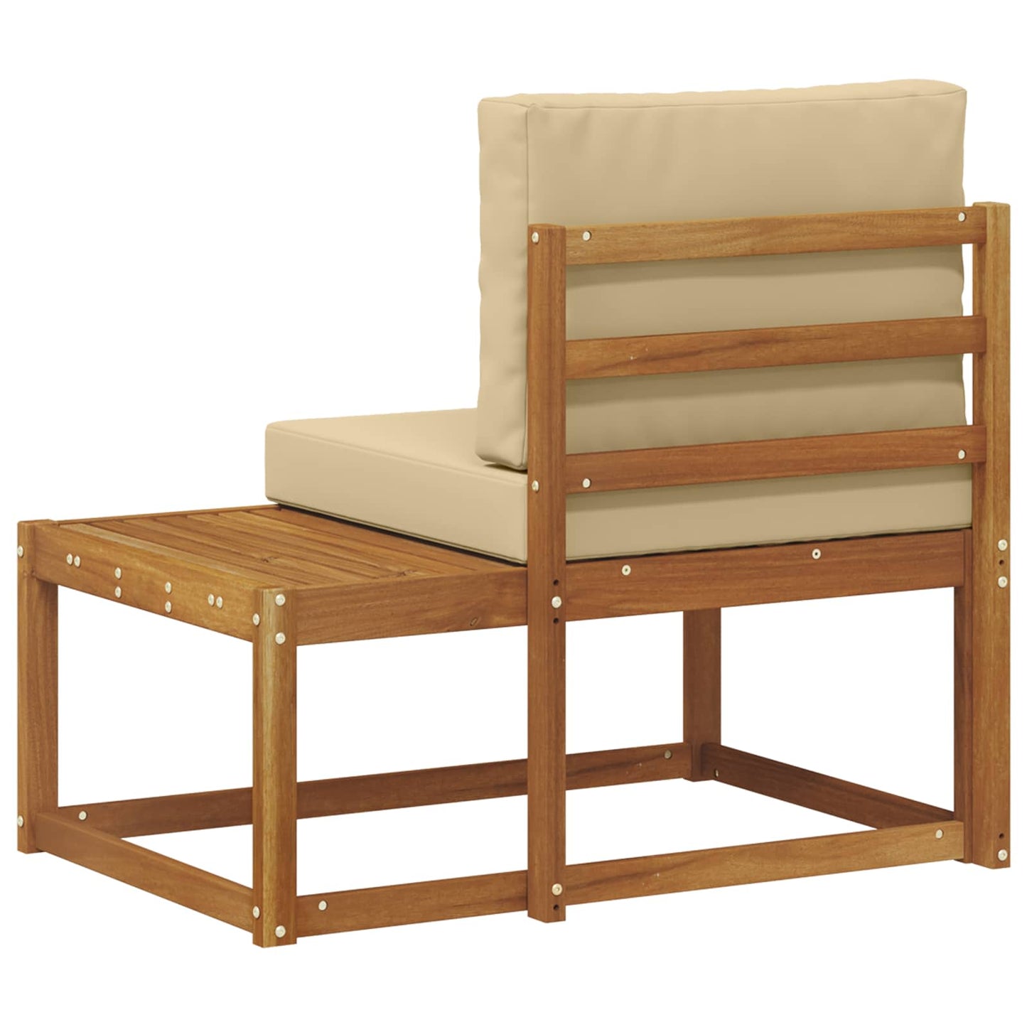 Divano da Esterno con cuscino Naturale 91 x 63 x 73 cm | homemem39