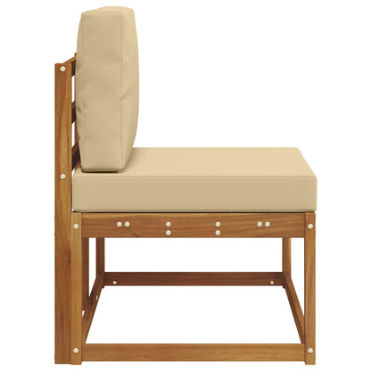 Divano da Esterno con cuscino Naturale 91 x 63 x 73 cm | homemem39
