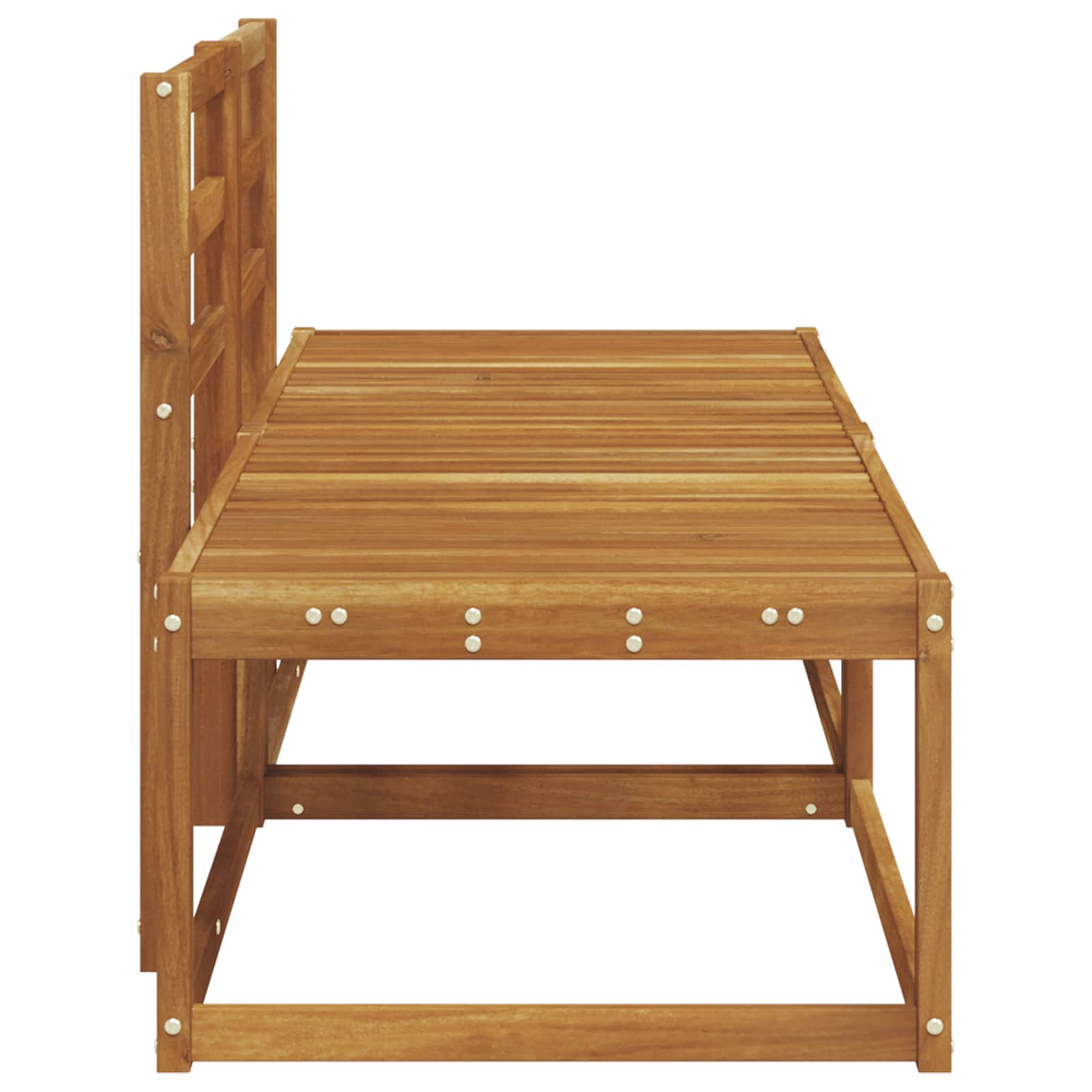 Divano da Esterno 2 Pezzo Naturale 182,5 x 63 x 73 cm | homemem39