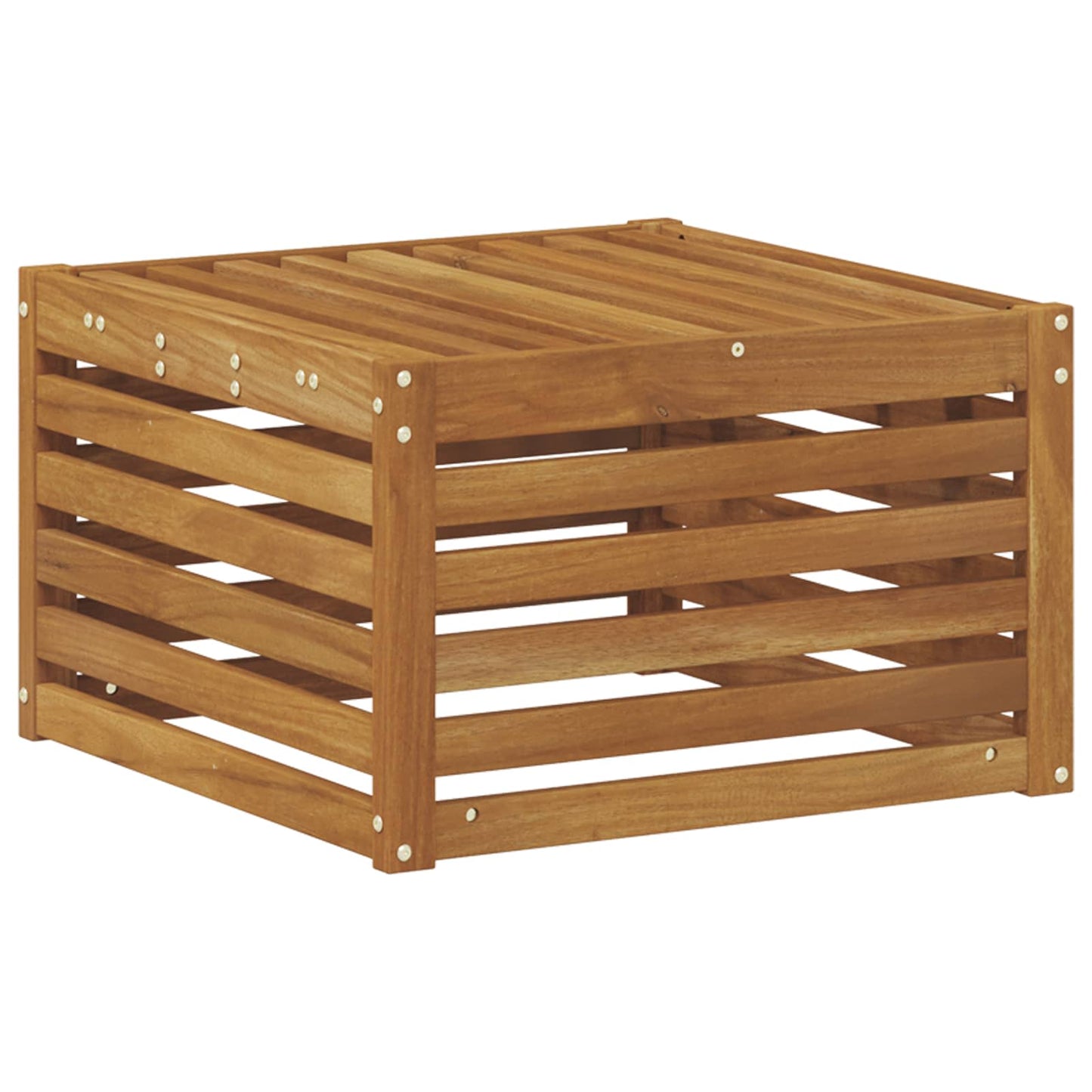 Poggiapiedi da Esterno Legno di Acacia Massello Naturale | homemem39