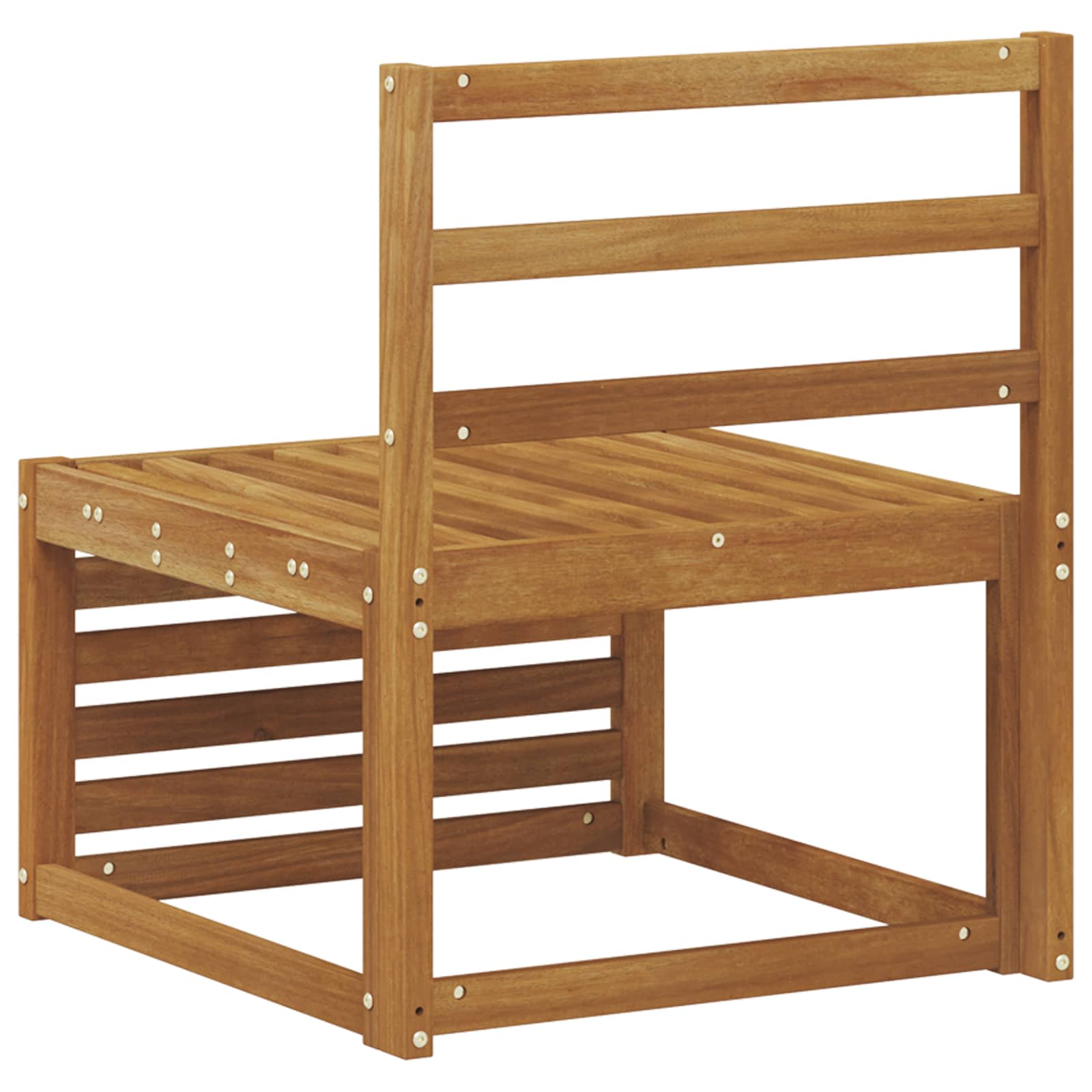 Divano centrale per esterno Legno di Acacia Massello Naturale | homemem39