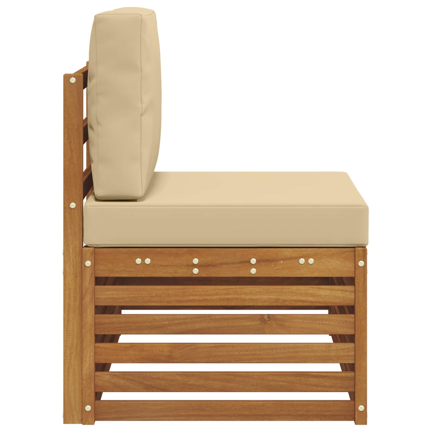 Divano Esterno Finale con cuscino Naturale 91 x 63 x 73 cm | homemem39