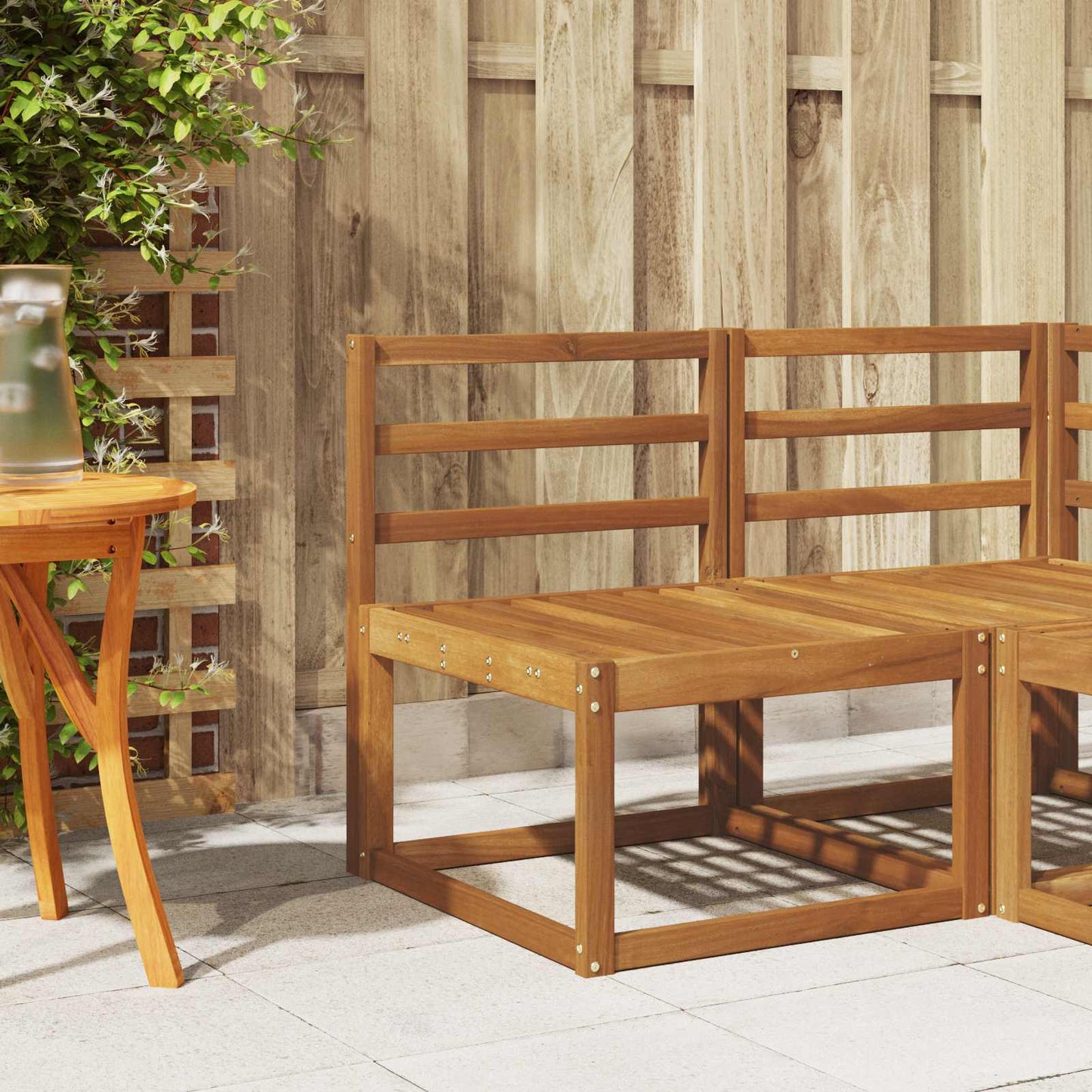 Schienale Marrone 59 x 4 x 73 cm Legno multistrato | homemem39