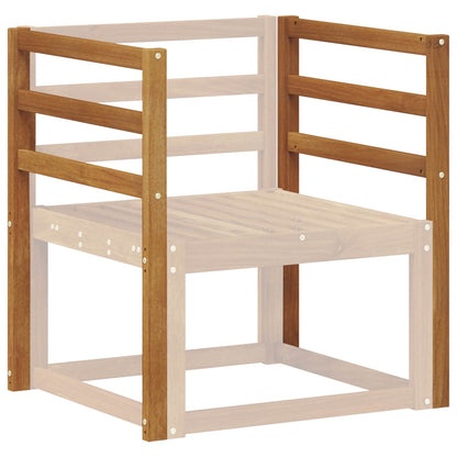Bracciolo 2 pcs Naturale 59 x 4 x 73 cm | homemem39