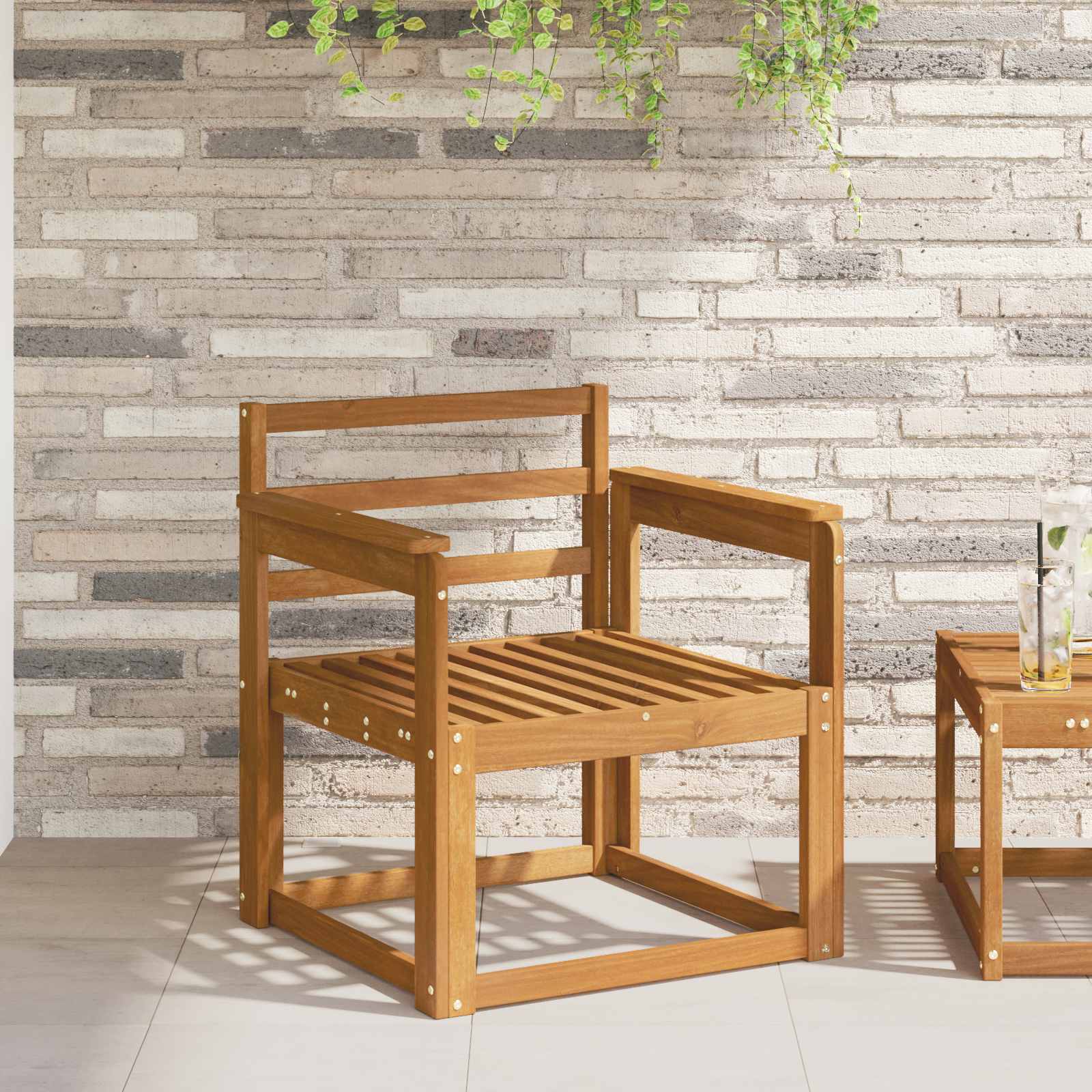 Braccioli 2 pcs Marrone 59 x 6 x 61 cm Legno multistrato | homemem39