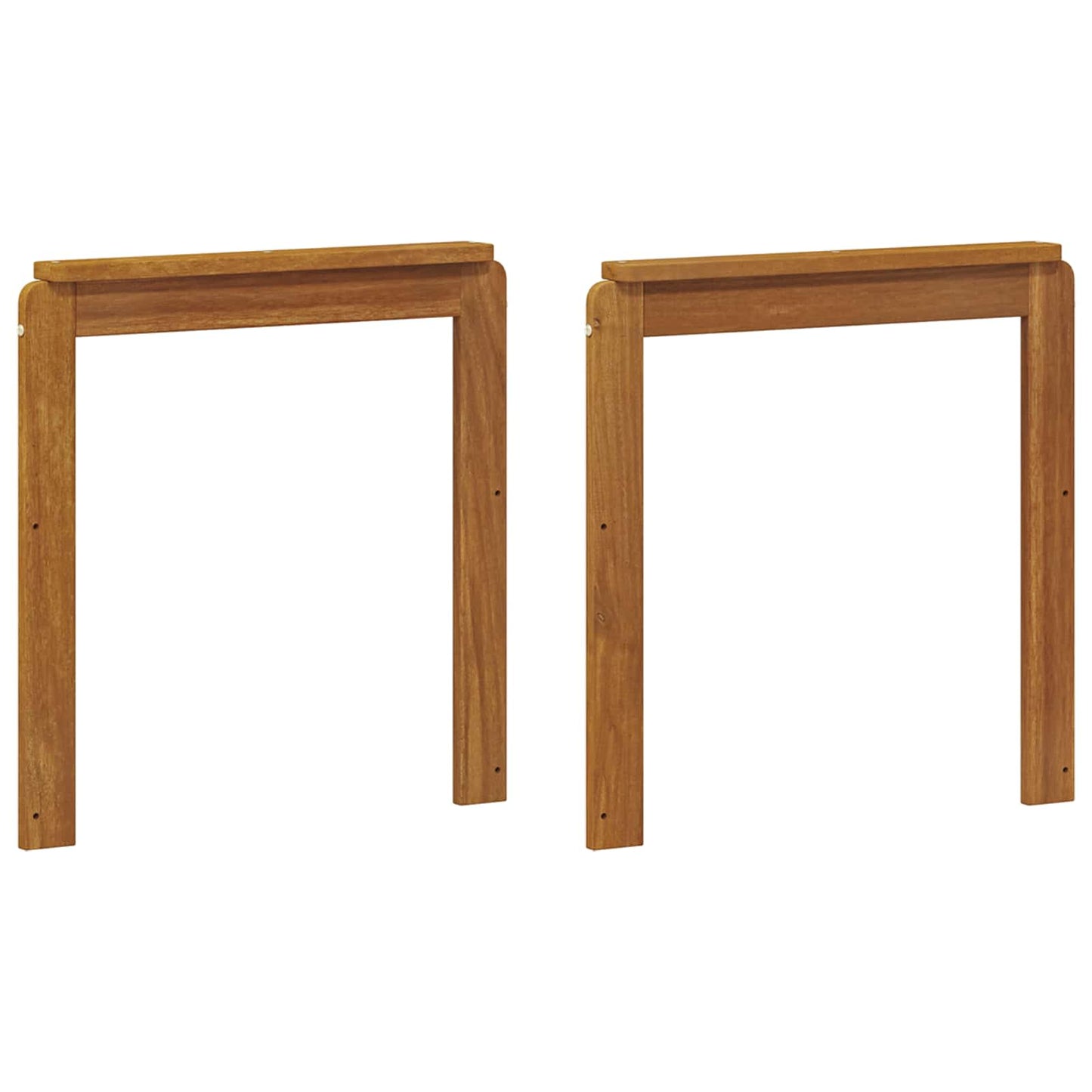 Braccioli 2 pcs Marrone 59 x 6 x 61 cm Legno multistrato | homemem39