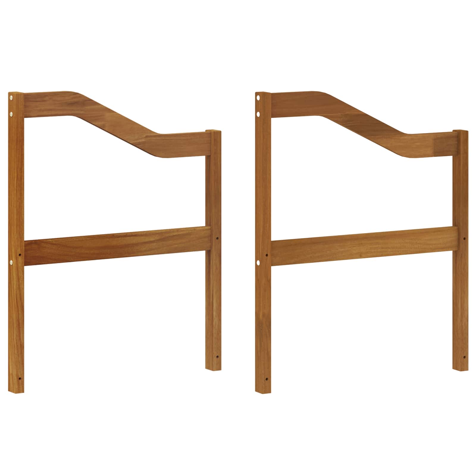Bracciolo 2 pcs Naturale 59 x 4 x 73 cm | homemem39