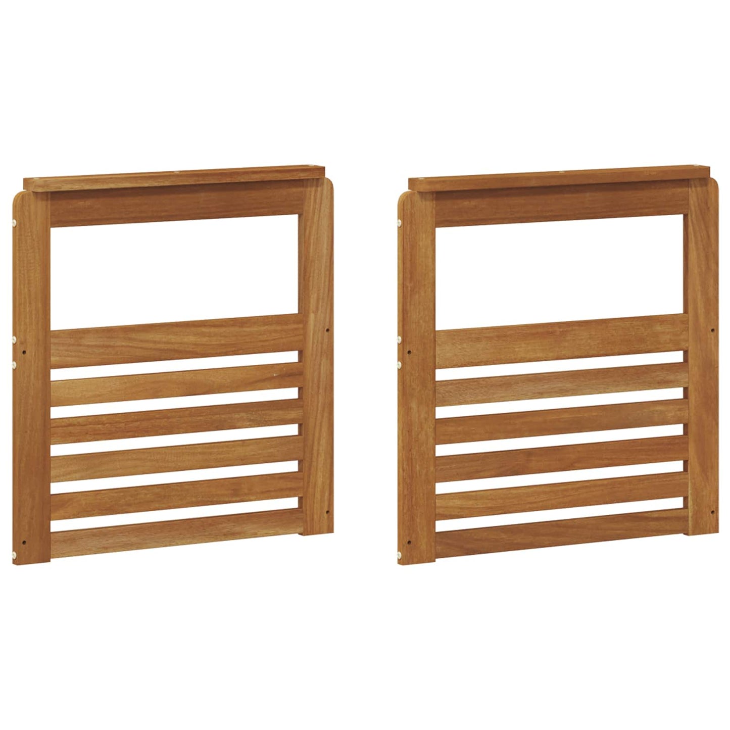 Braccioli 2 pcs Marrone 59 x 6 x 61 cm Legno multistrato | homemem39