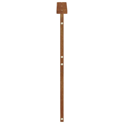 Braccioli 2 pcs Marrone 59 x 6 x 61 cm Legno multistrato | homemem39