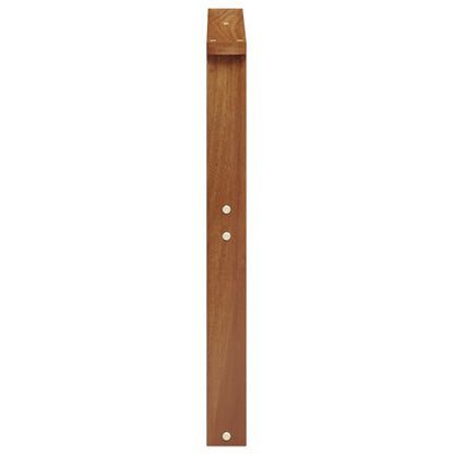 Braccioli 2 pcs Marrone 60 x 6 x 61 cm Legno multistrato | homemem39