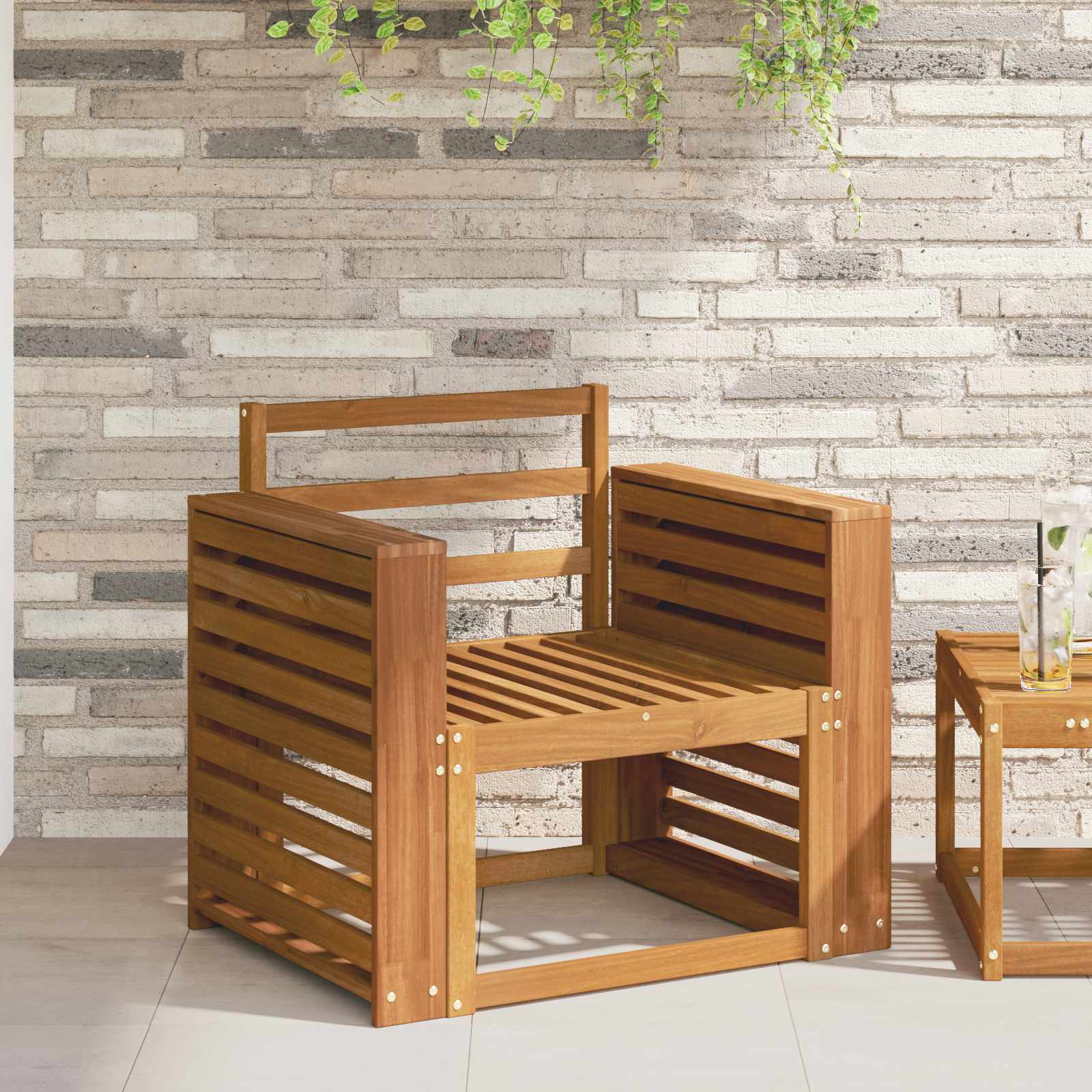 Braccioli 2 pcs Marrone 58.5 x 10 x 61 cm Legno multistrato | homemem39