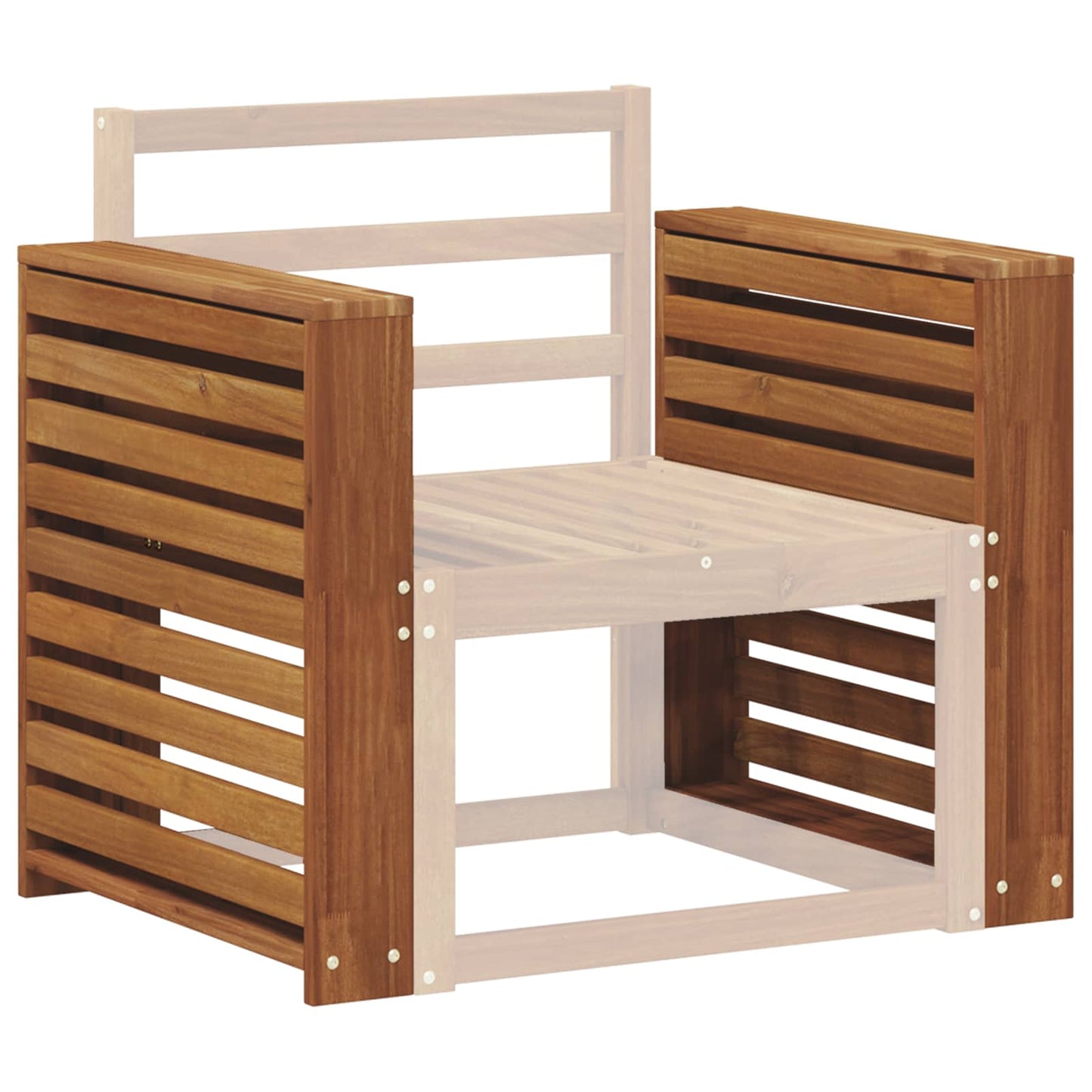 Braccioli 2 pcs Marrone 58.5 x 10 x 61 cm Legno multistrato | homemem39