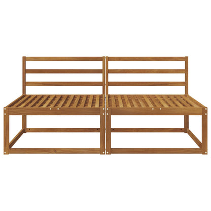 2 Pezzo Divano centrale per esterno Naturale 158 x 83 x 73 cm | homemem39