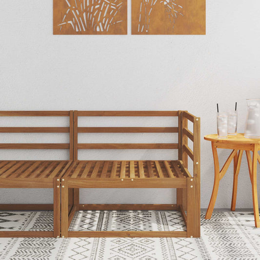 Divano Angolare da Esterno Naturale 83 x 83 x 73 cm | homemem39