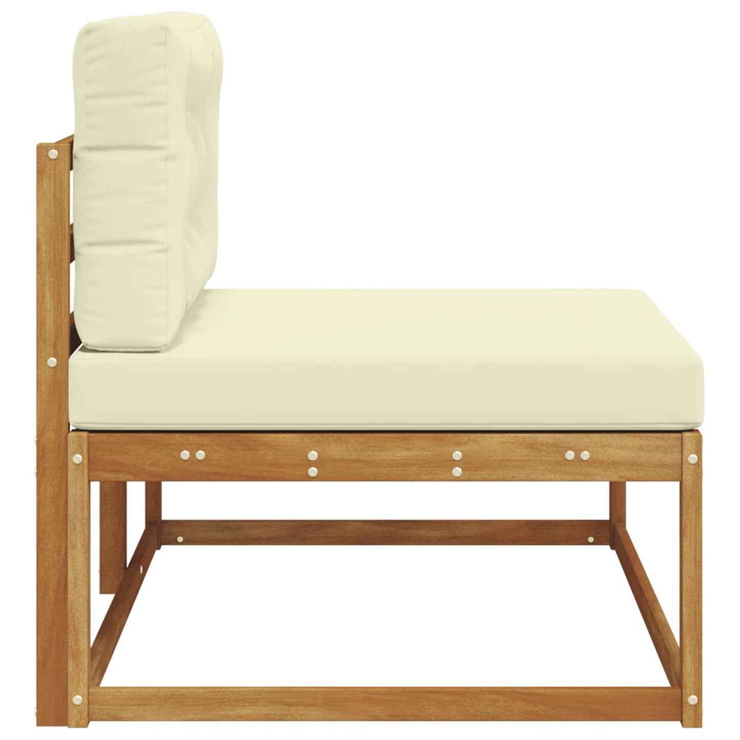 Divano Esterno Finale con cuscino Naturale 115 x 83 x 73 cm