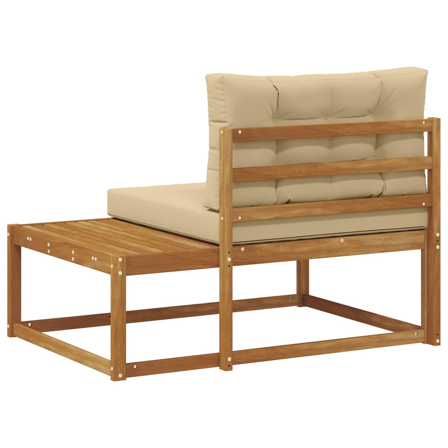 Divano Esterno Finale con cuscino Naturale 115 x 83 x 73 cm | homemem39