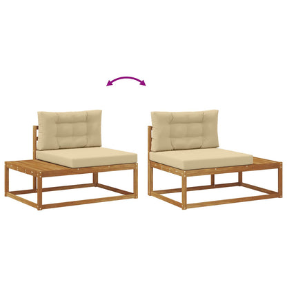 Divano Esterno Finale con cuscino Naturale 115 x 83 x 73 cm | homemem39