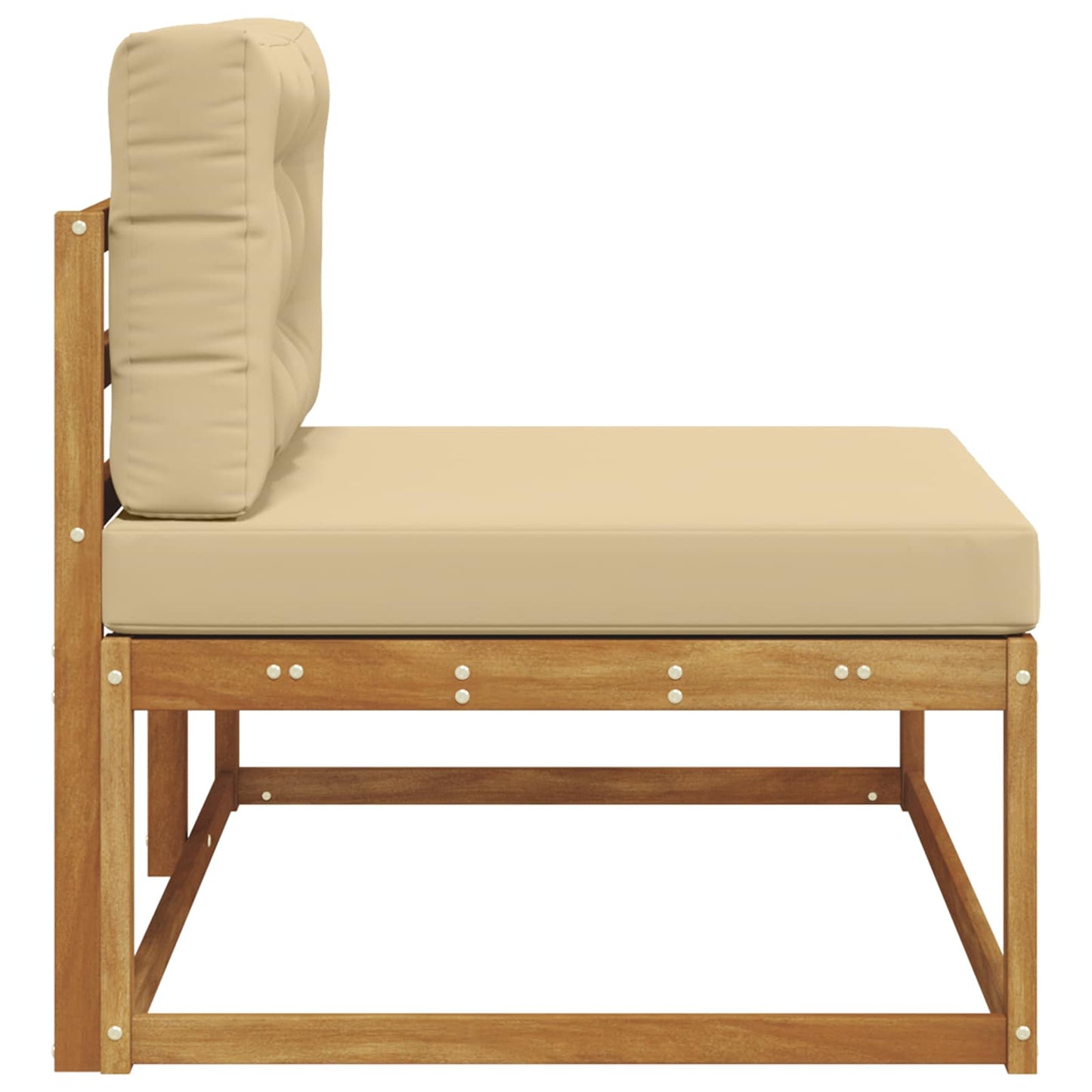 Divano Esterno Finale con cuscino Naturale 115 x 83 x 73 cm | homemem39