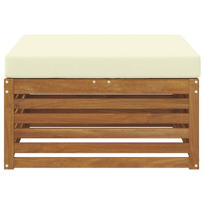 Poggiapiedi da Esterno Legno di Acacia Massello Naturale | homemem39
