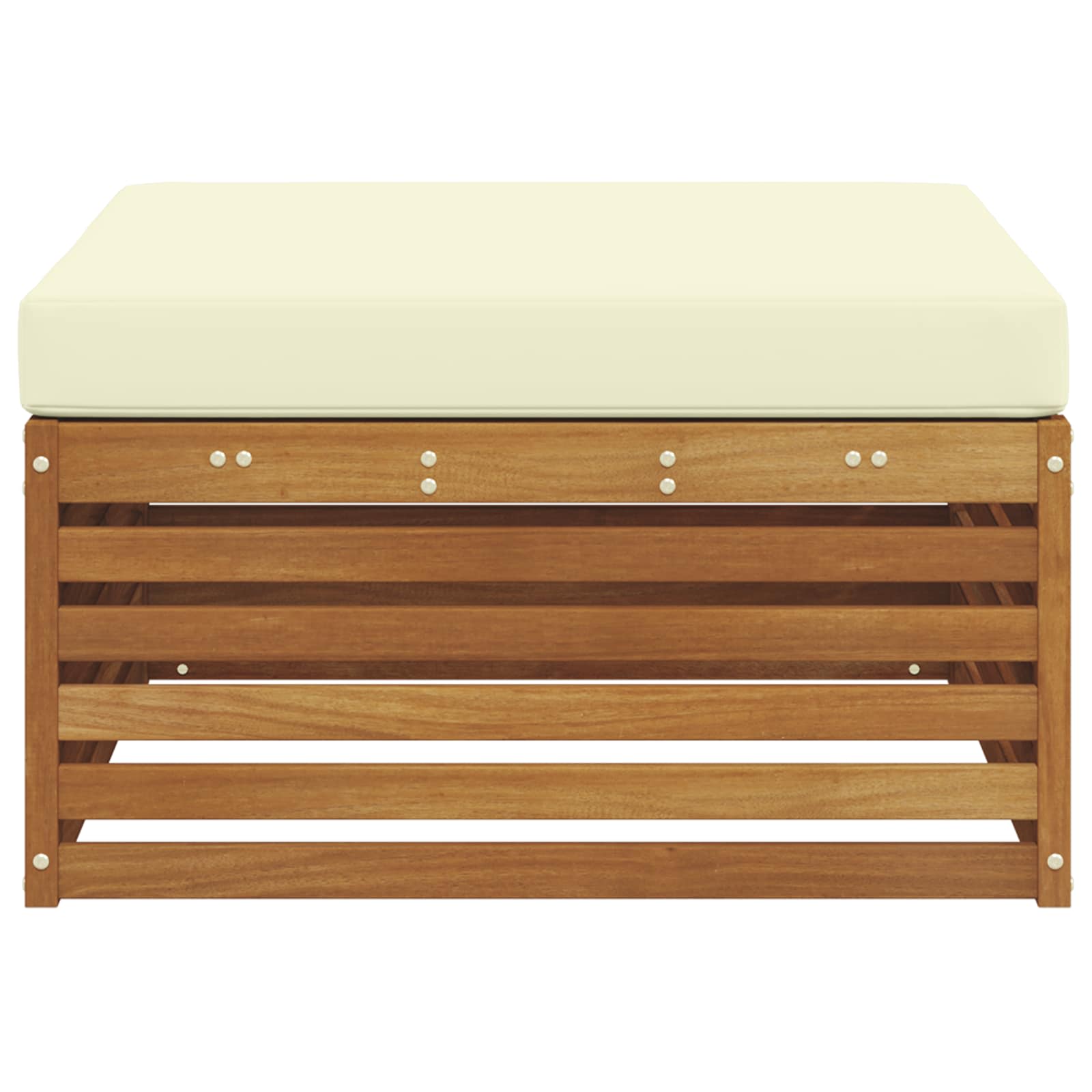 Poggiapiedi da Esterno Legno di Acacia Massello Naturale | homemem39
