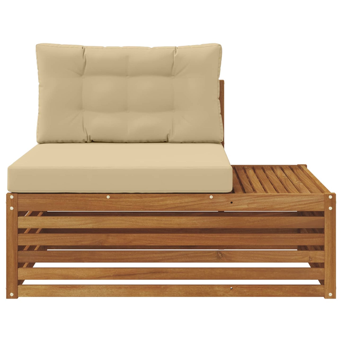 Divano Esterno Finale 3 Pezzo Naturale e Beige 115 x 83 x 73 cm | homemem39