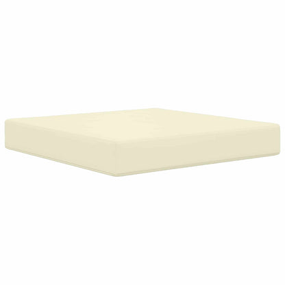 Cuscino per divano da esterno Poliestere Crema 60 x 60 x 8 cm